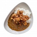 Japanese curry crispy chicken leg with ginger